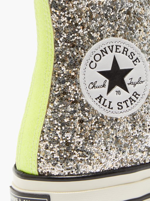sparkly converse trainers