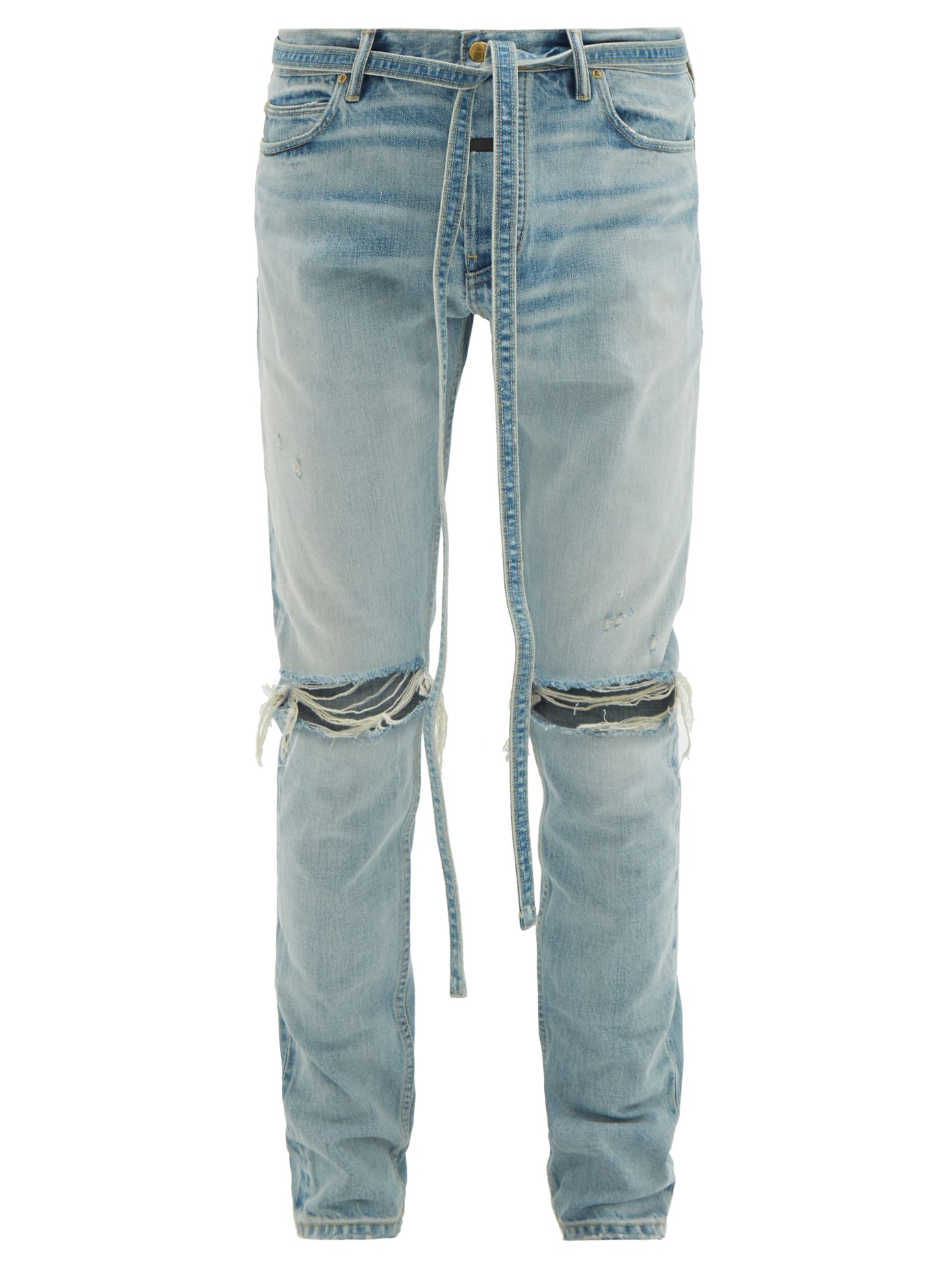 fear of god jeans distressed