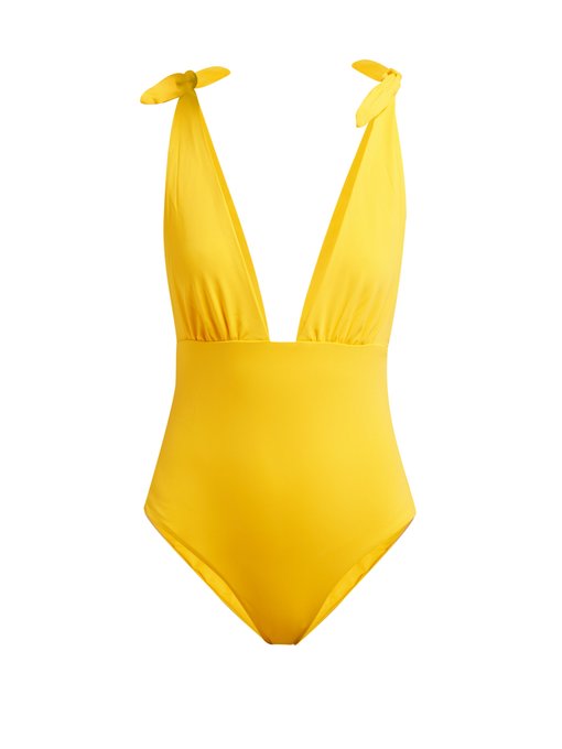 Daphne deep V-neck swimsuit | Mara Hoffman | MATCHESFASHION US