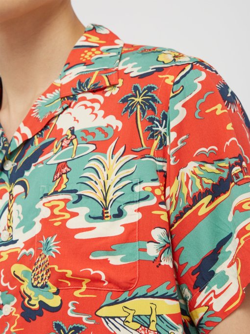 hawaiian shirt ralph lauren
