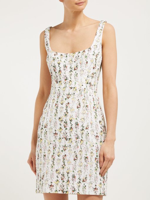 Jezebel floral-print cotton mini dress | Emilia Wickstead ...