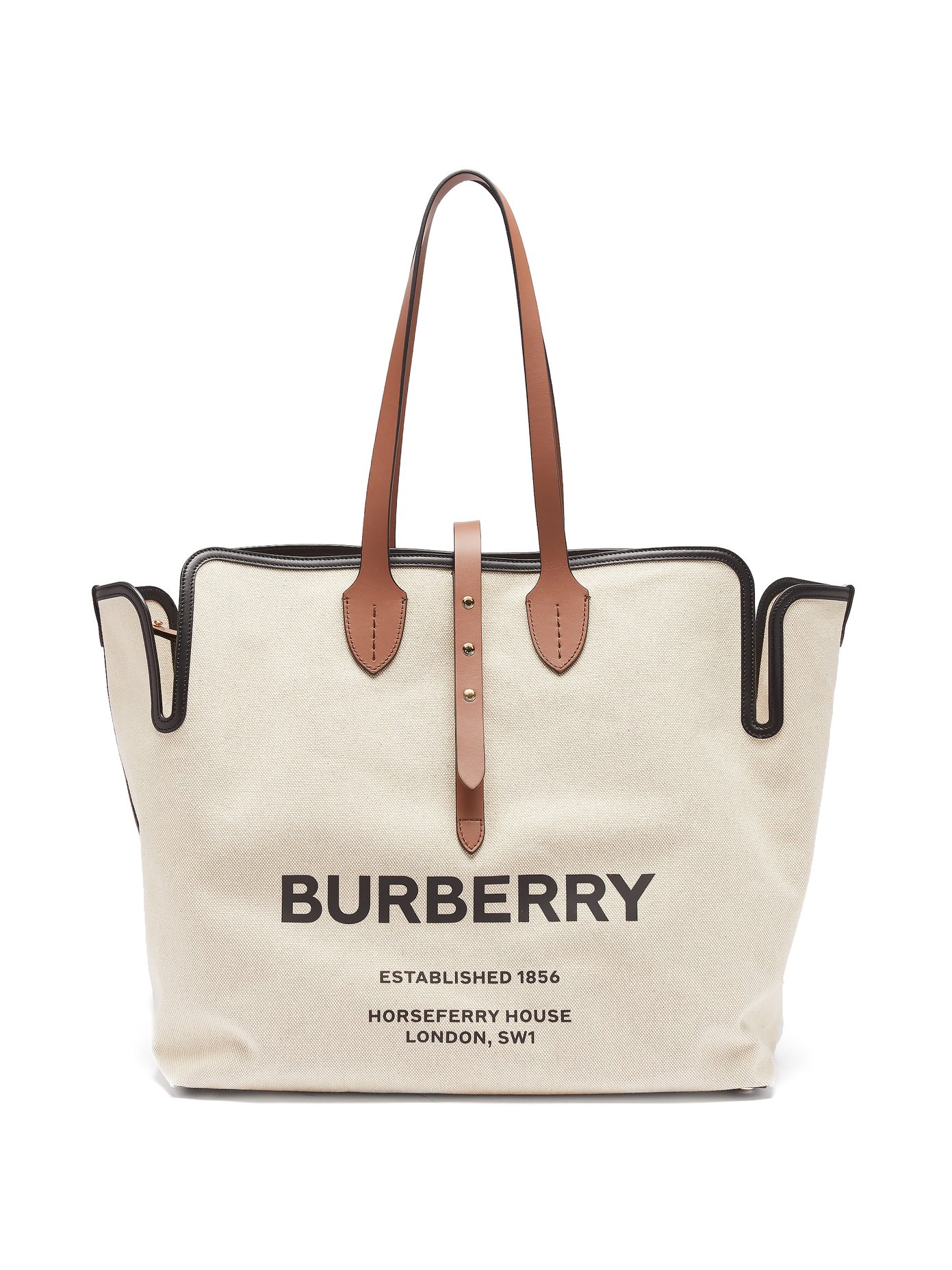 Logo-print canvas tote bag | Burberry 