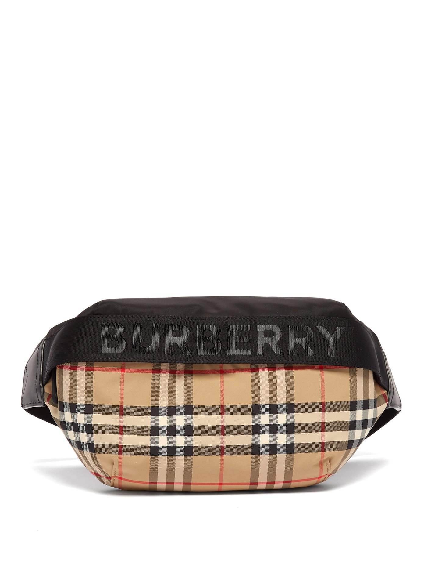 burberry check belt bag