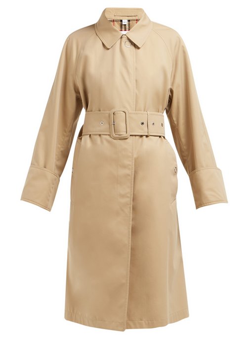 single breasted burberry trench coat