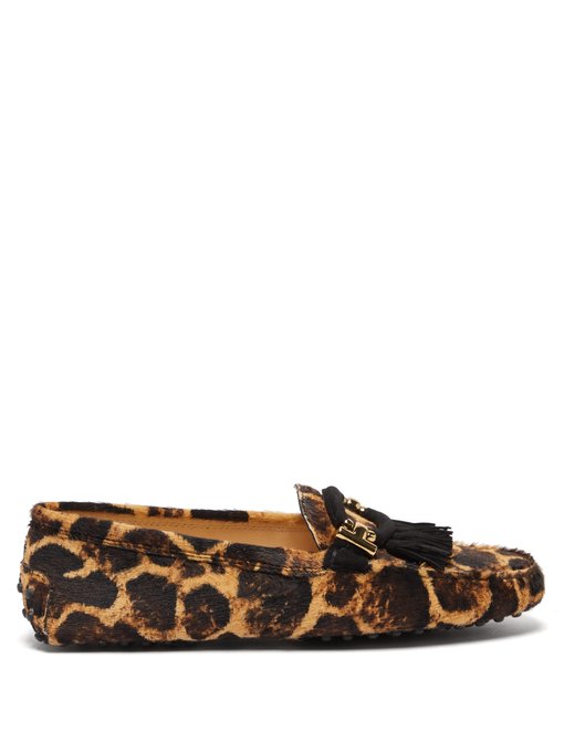 Gommino leopard-print loafers | Tod's 