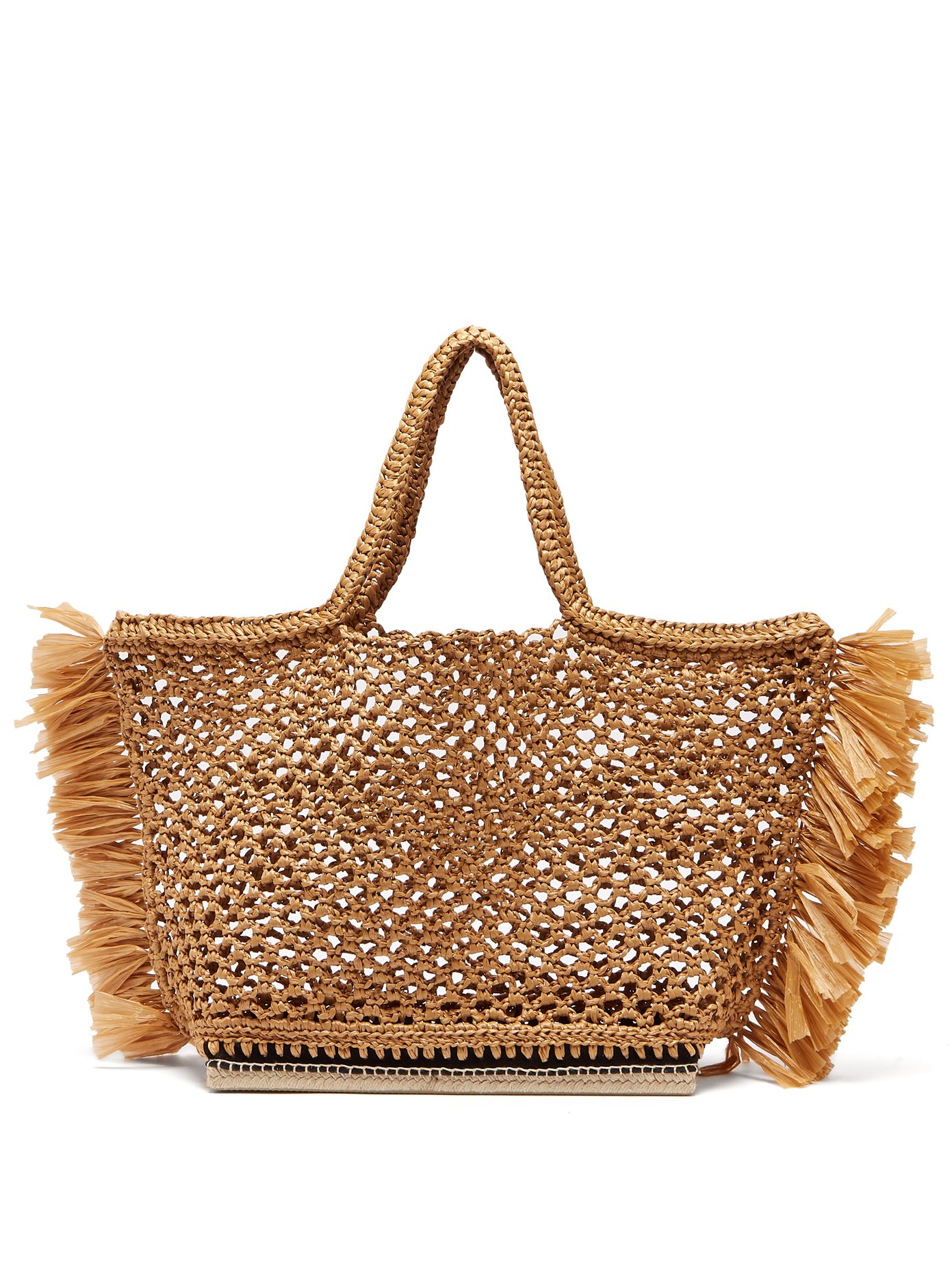 large woven tote bag