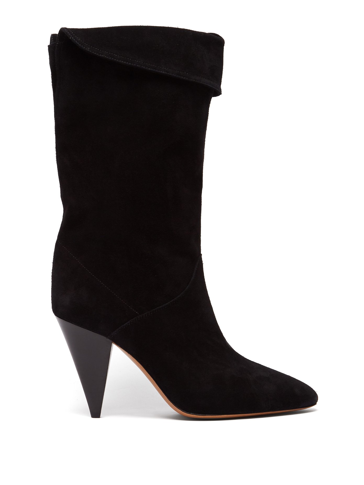 black suede slouch boots uk