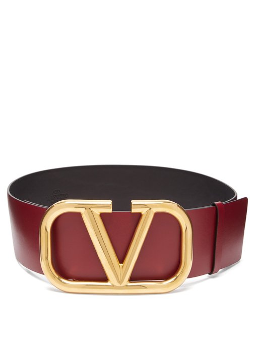 V logo-buckle leather belt | Valentino | MATCHESFASHION.COM AU
