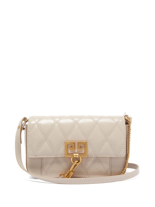 Pocket mini quilted-leather cross-body 