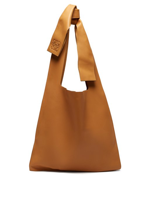 Bow leather shoulder bag | Loewe 