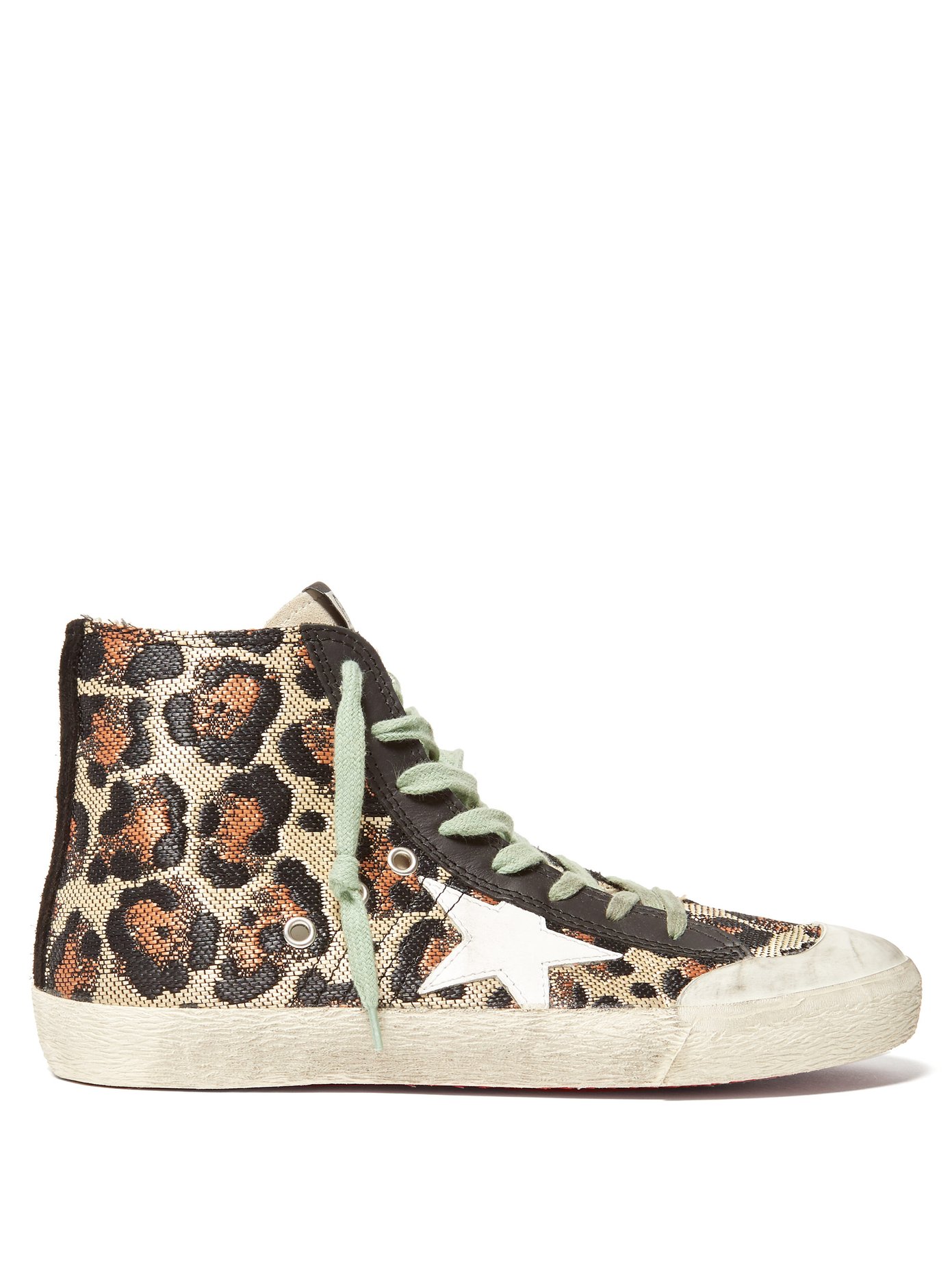 golden goose francy leopard