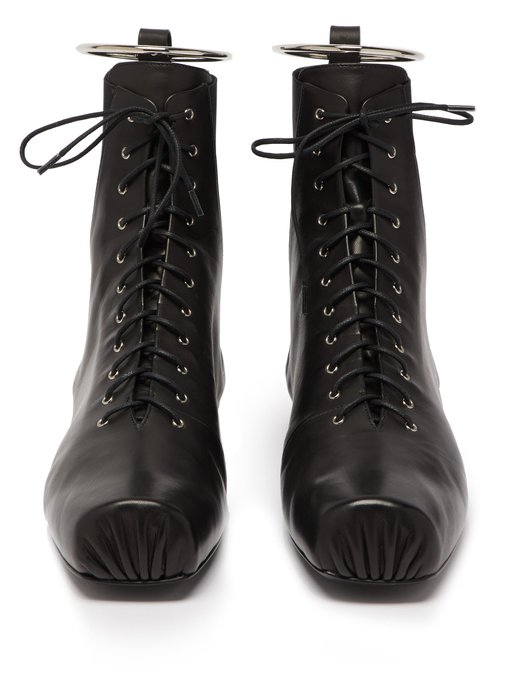 jil sander combat boots