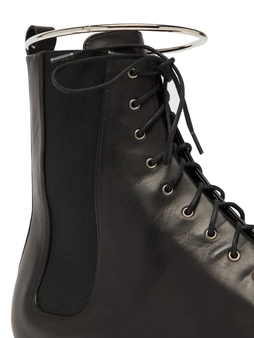 jil sander combat boots