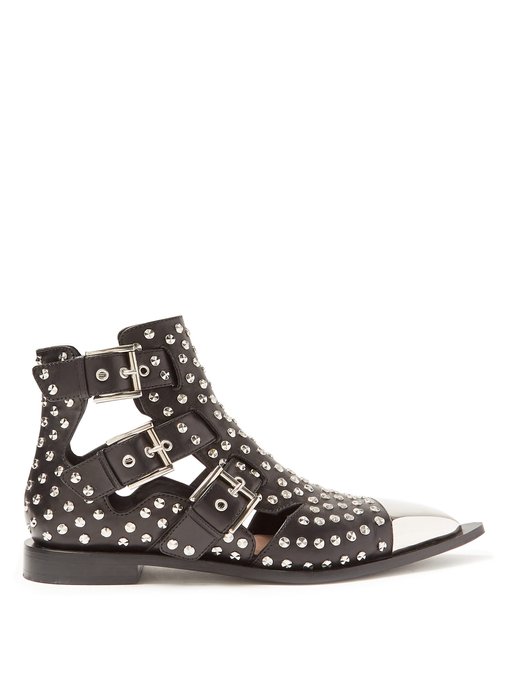 Studded leather boots | Alexander McQueen | MATCHESFASHION UK