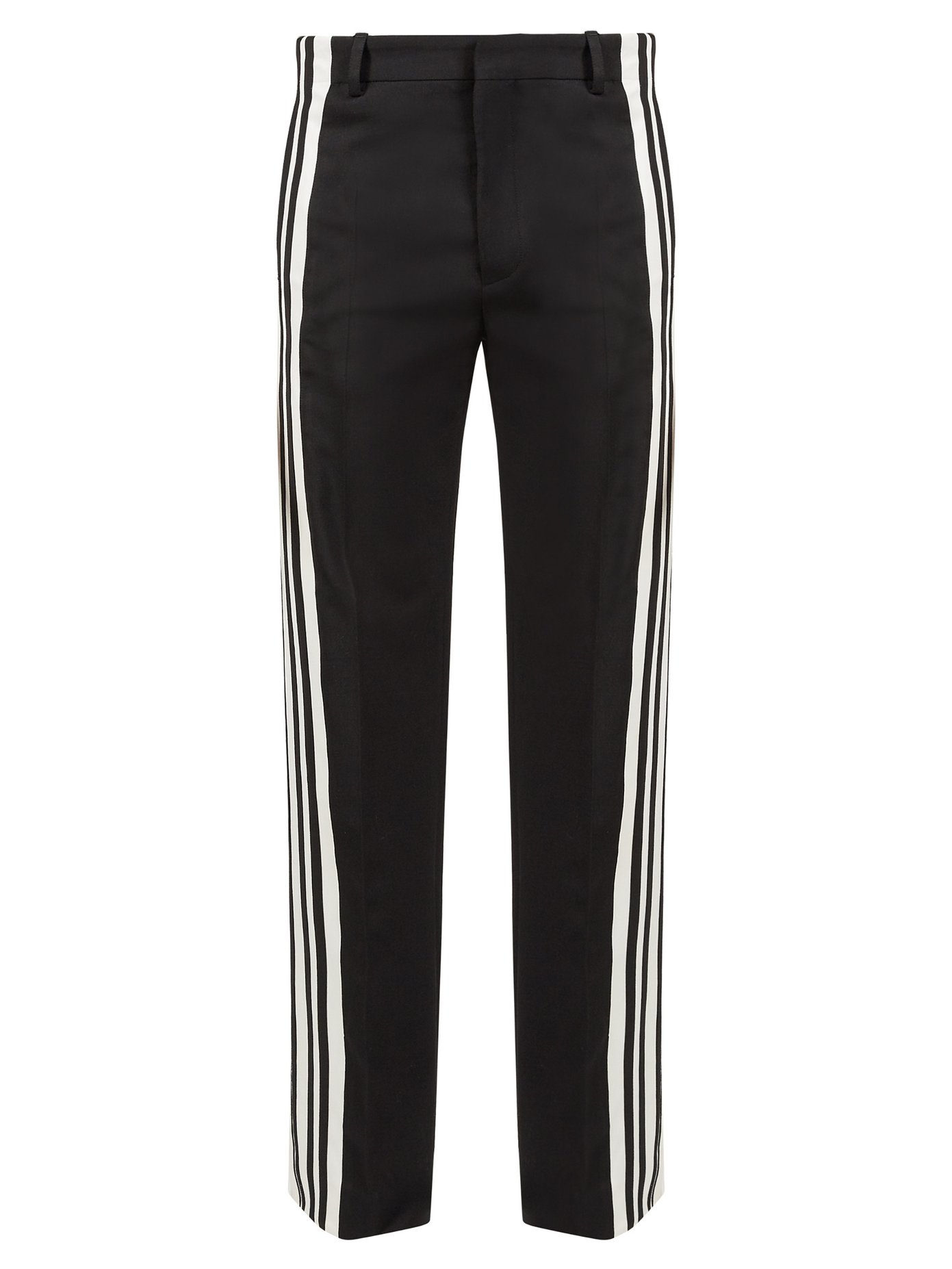 trousers with stripes on the side