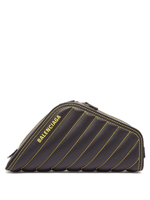 Car quilted leather clutch | Balenciaga 