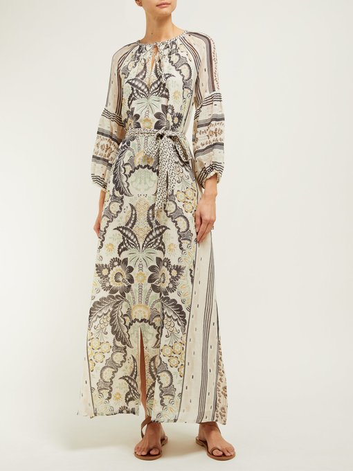 Georgina floral-print cotton midi dress | D'Ascoli | MATCHESFASHION UK