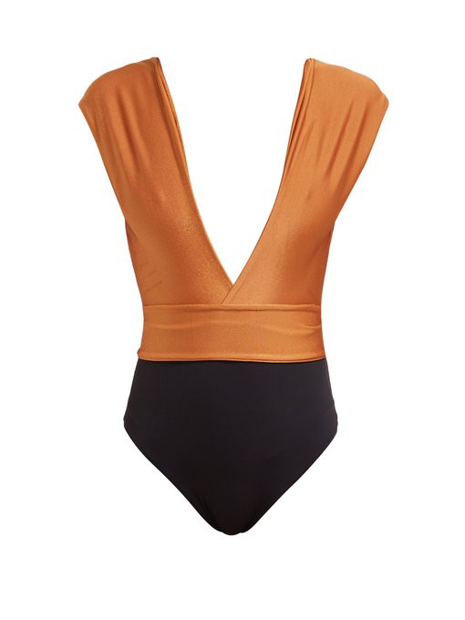 colour block swimwear