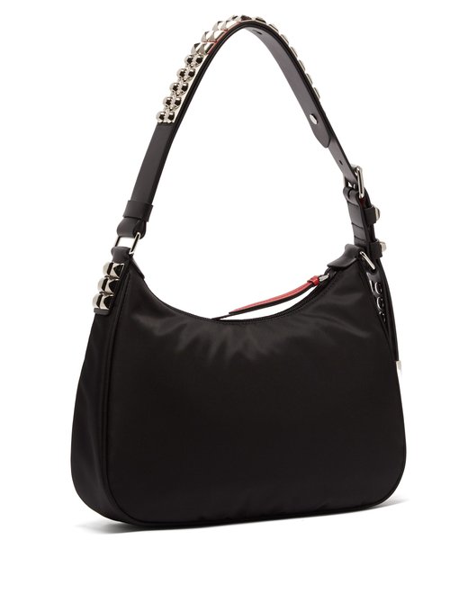 New Vela studded nylon shoulder bag | Prada | MATCHESFASHION US