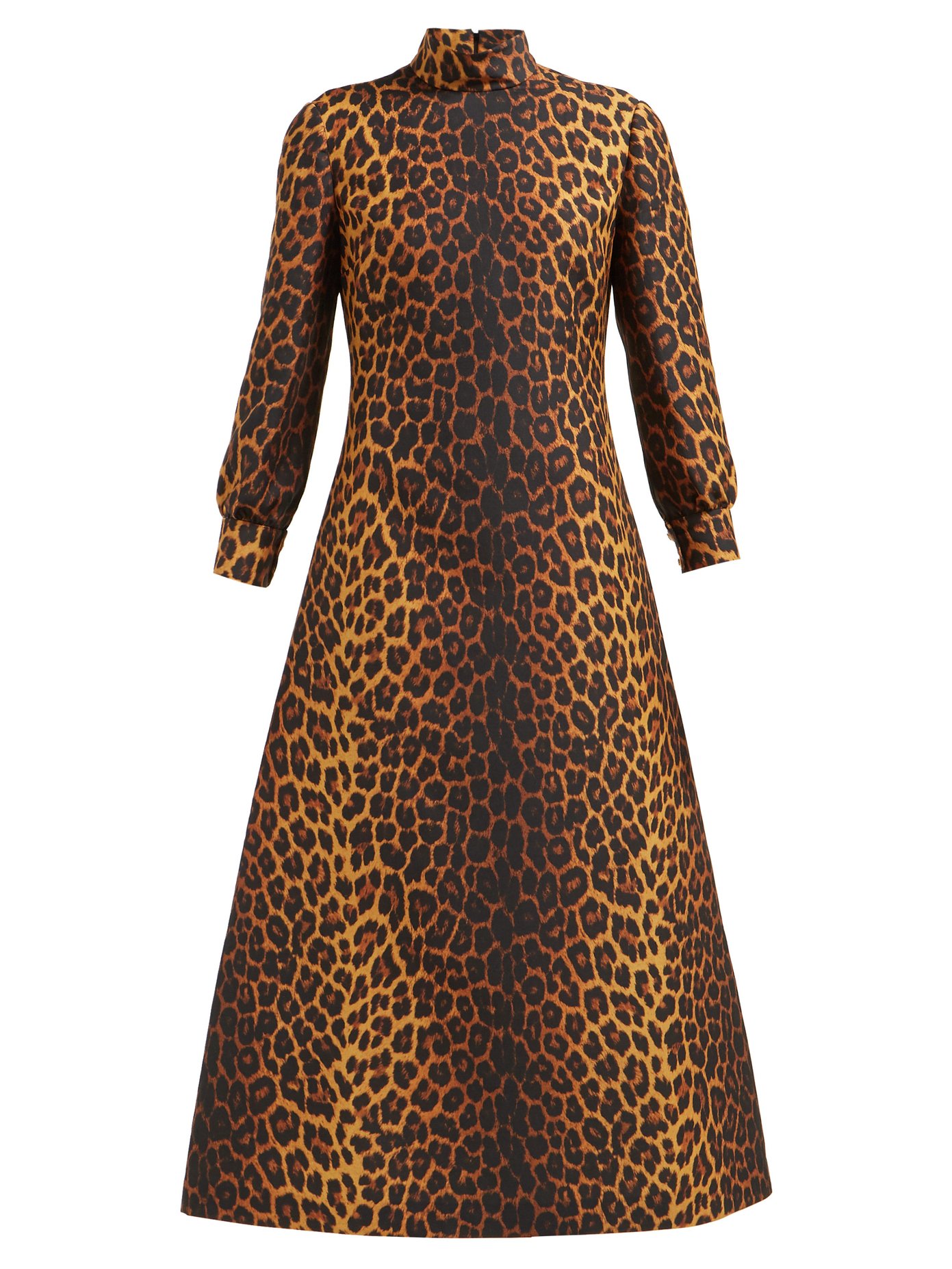 gucci leopard print dress