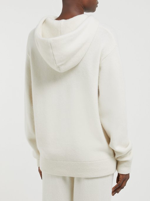cashmere hooded sweatshirt