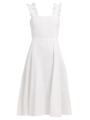 Bloom ruffled linen dress | Ephemera | MATCHESFASHION AU
