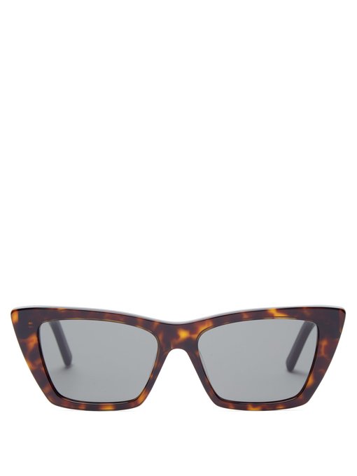Mica tortoiseshell cat-eye sunglasses | Saint Laurent | MATCHESFASHION FR