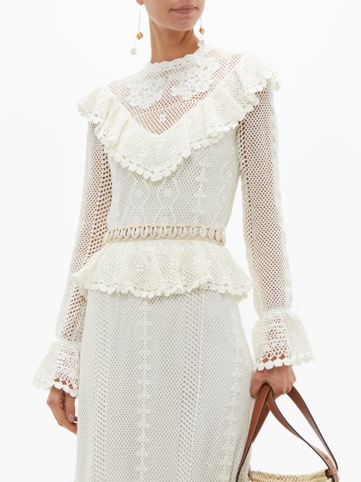 cotton crochet dress