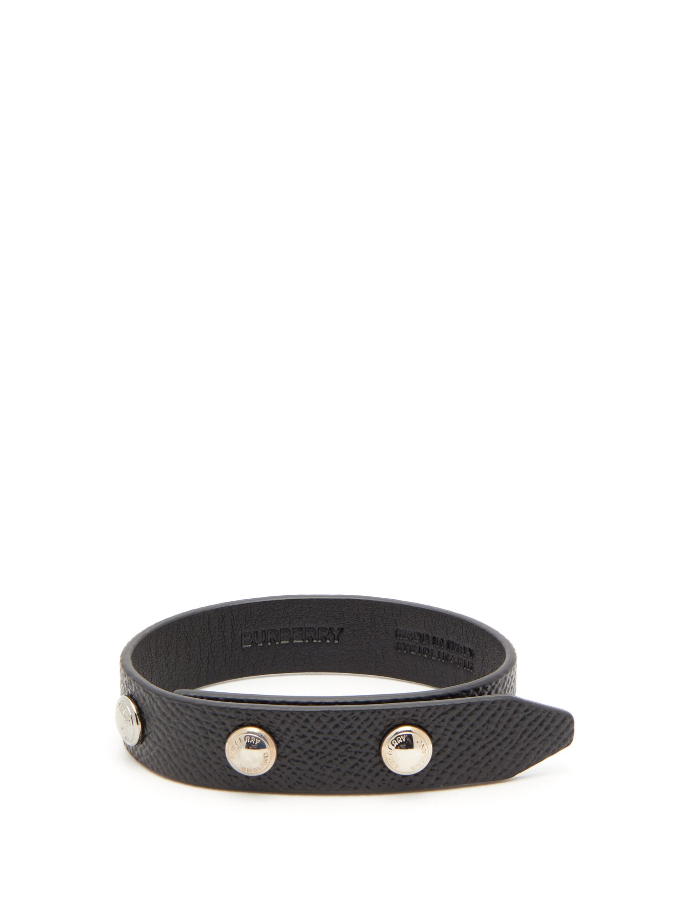 burberry leather bracelet