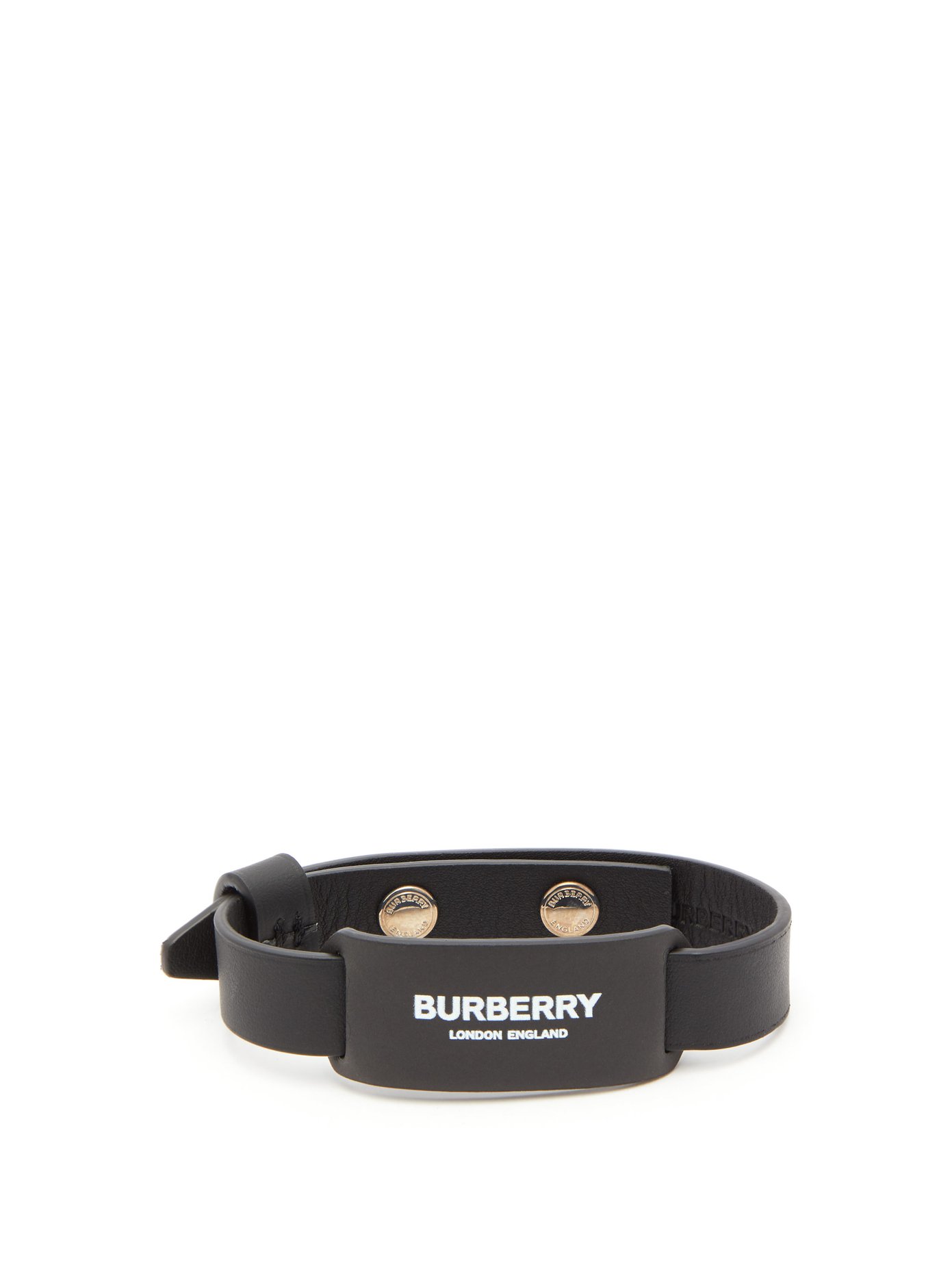 Logo-print leather bracelet | Burberry 