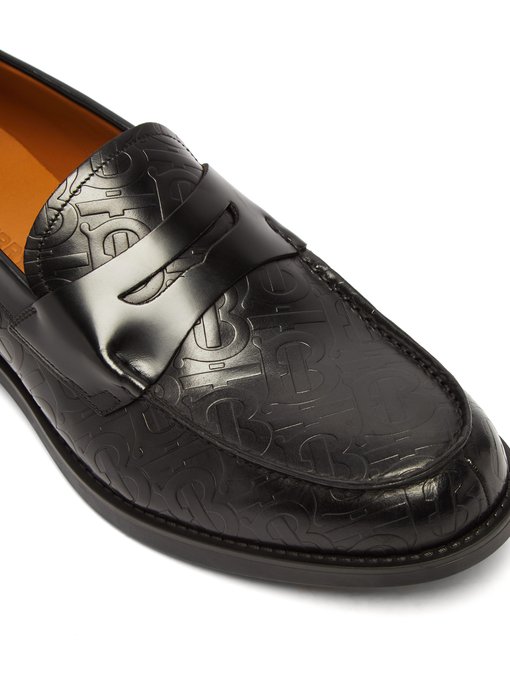burberry penny loafers womens