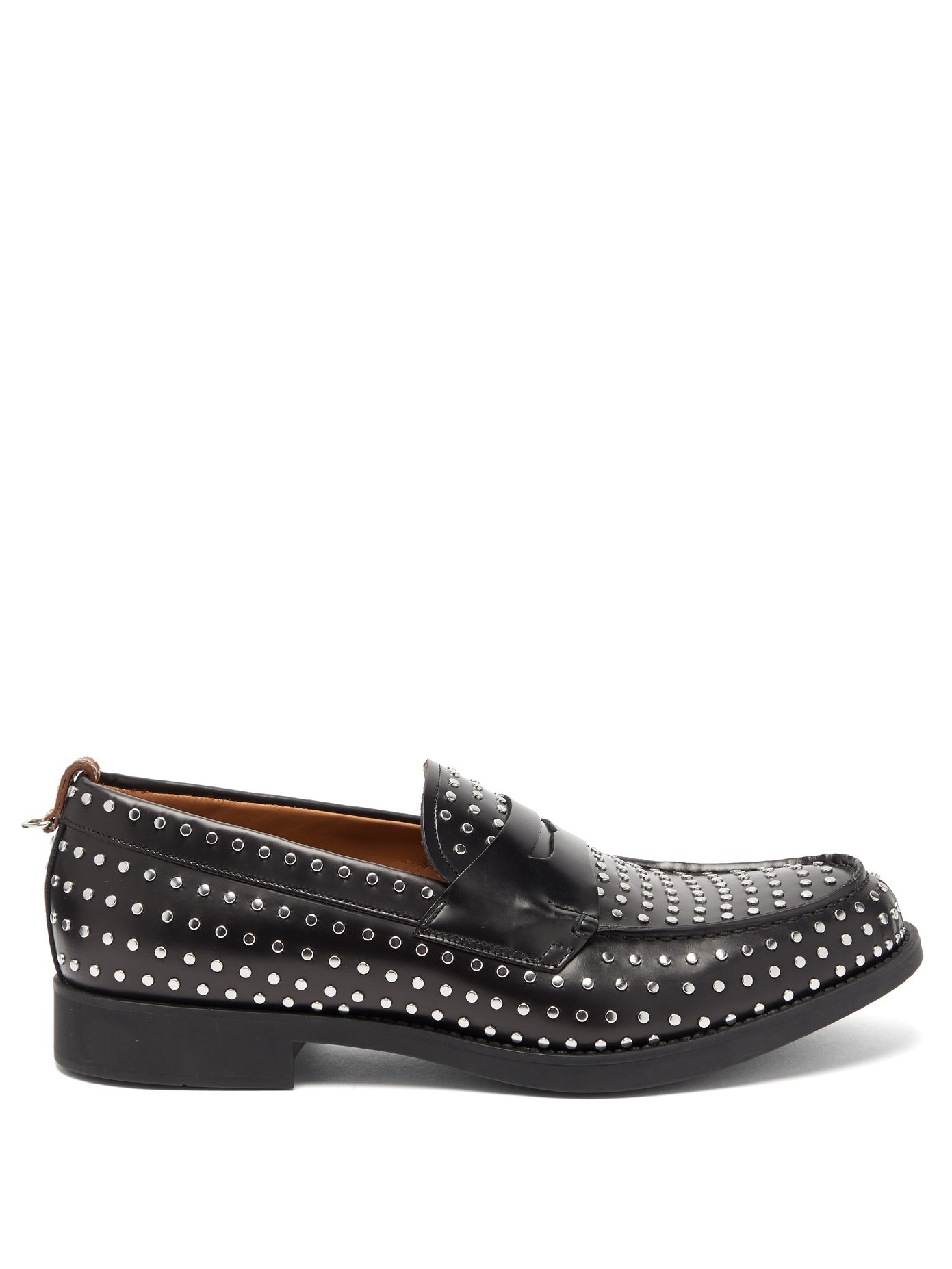 Emile studded-leather loafers 