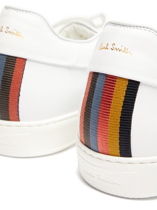 paul smith white leather trainers