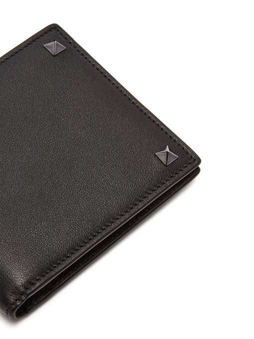 large embellished suede slim wallet