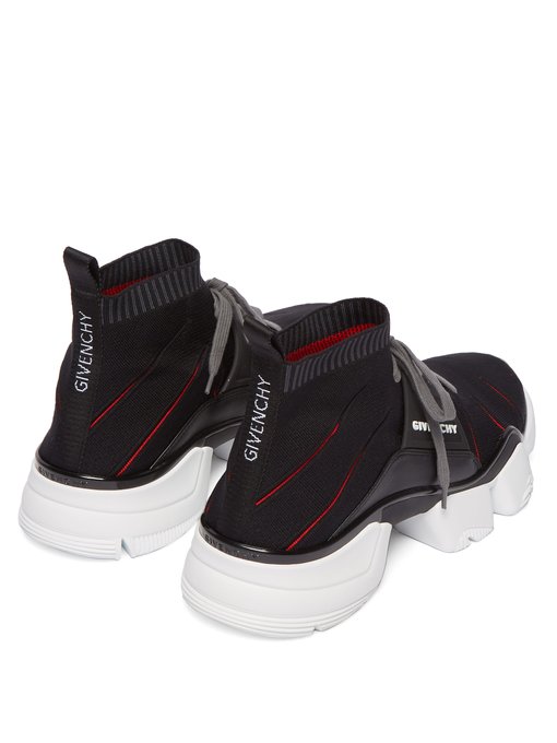 Givenchy Jaw raised-sole low-top sock trainers