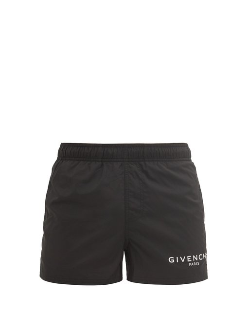 givenchy logo shorts