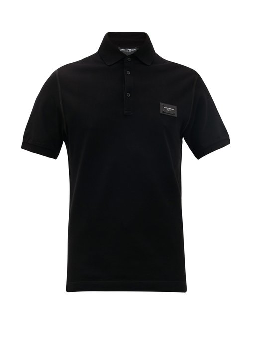 SUNSPEL RIVIERA SHORT SLEEVED COTTON POLO SHIRT IN BLACK ALL SIZES RRP £85