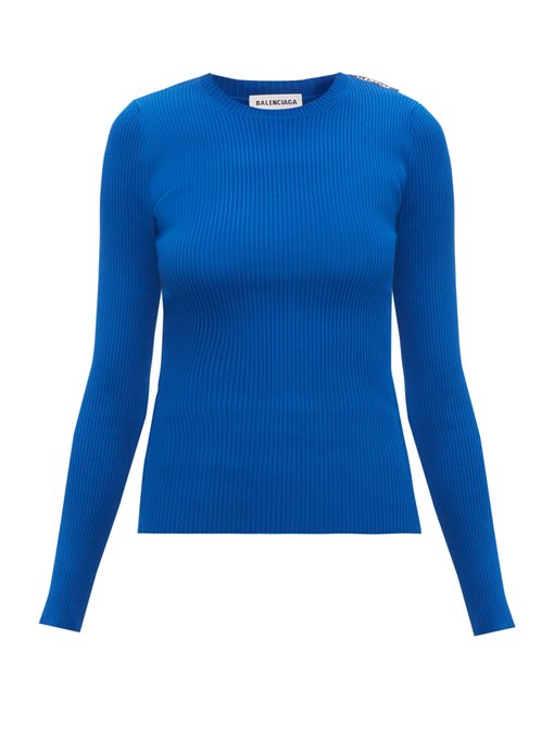 balenciaga ribbed sweater