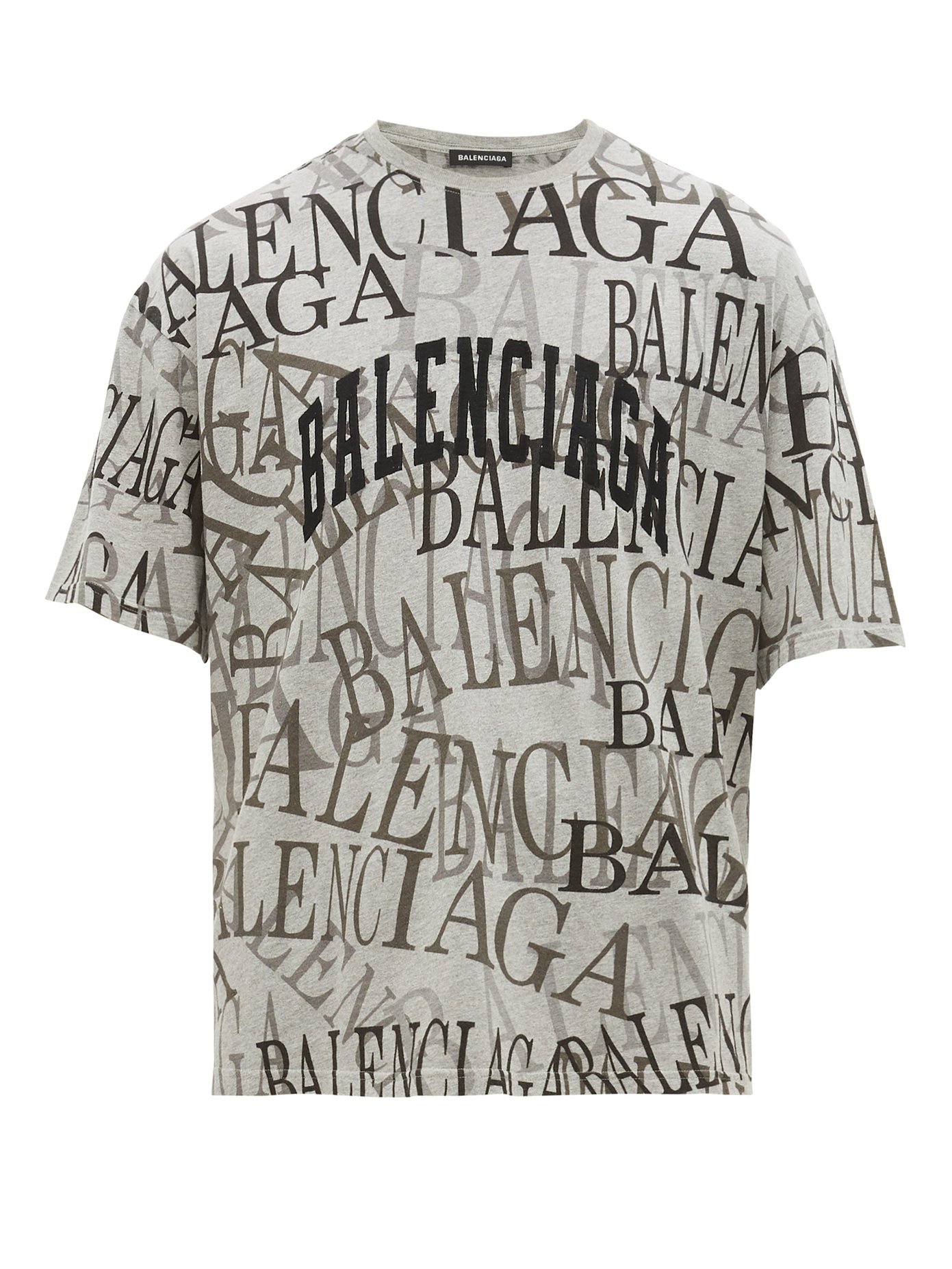 Balenciaga All Over Print Shirt White  Black  END Global
