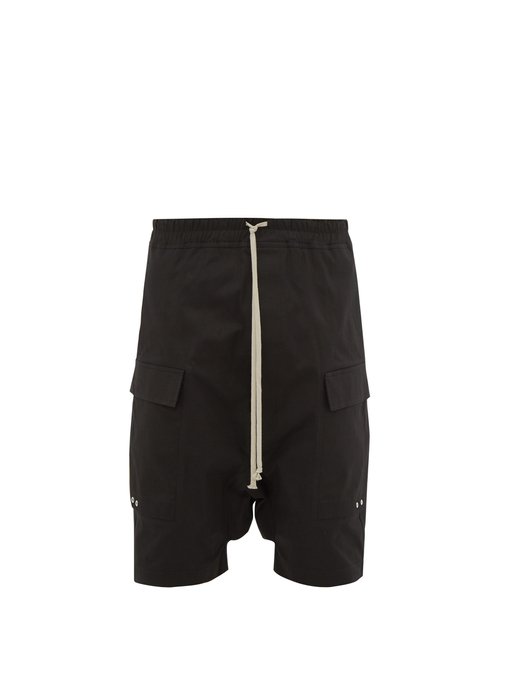 cotton twill cargo shorts