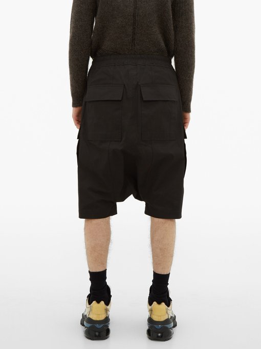 rick owens cargo shorts