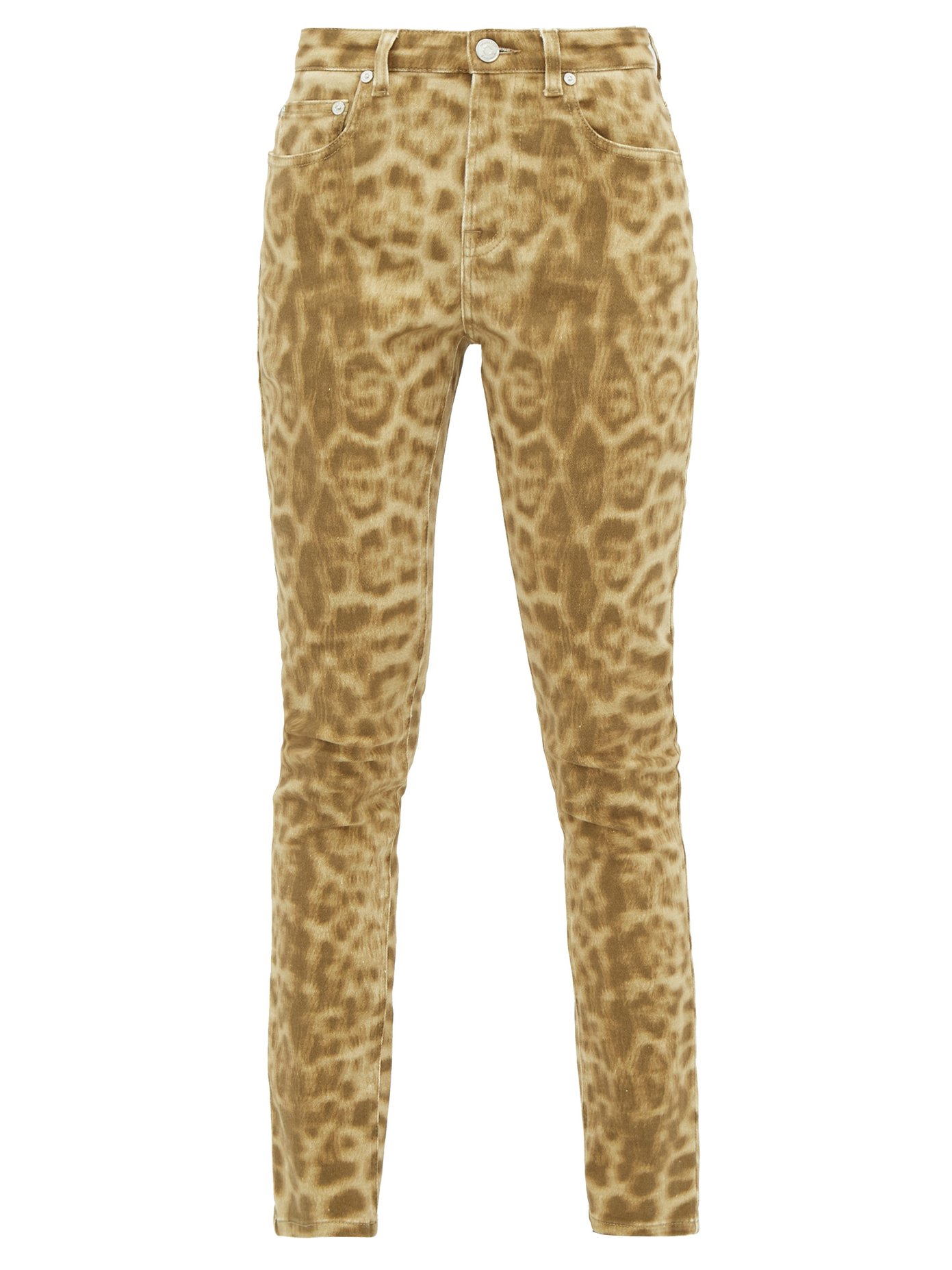 leopard jeans