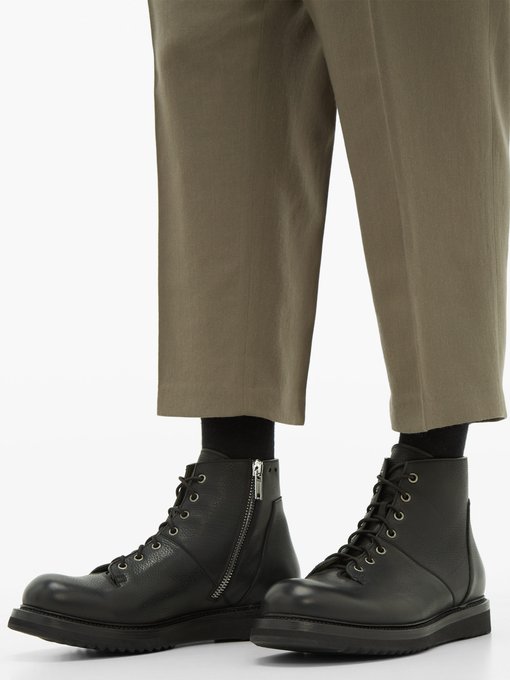 rick owens military boots