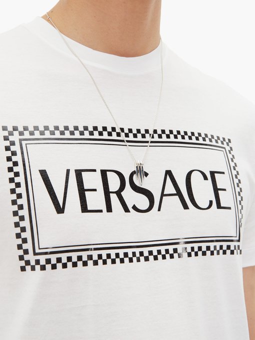 versace box logo t shirt