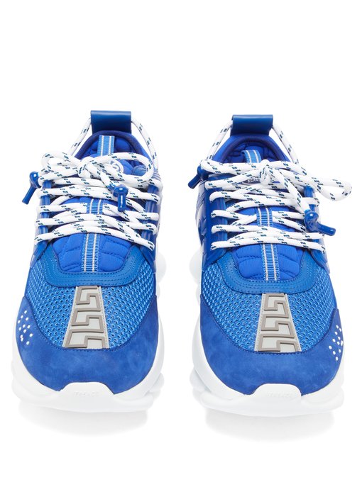blue versace trainers