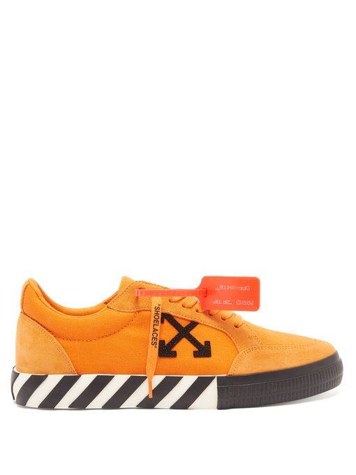 orange off white sneakers