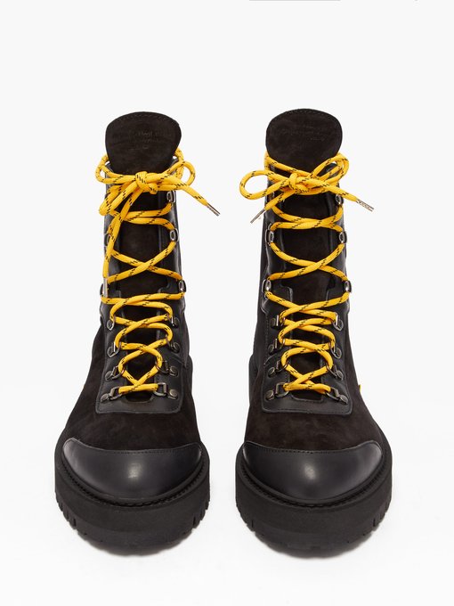 off white hiking boots