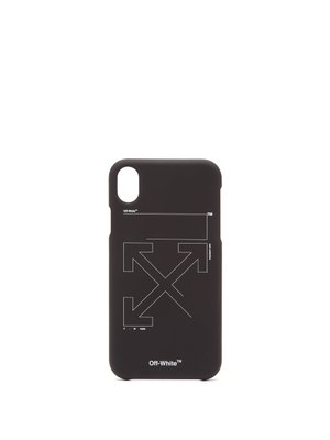 Unfinished logo iPhone® XR phone case | Off-White | MATCHESFASHION US
