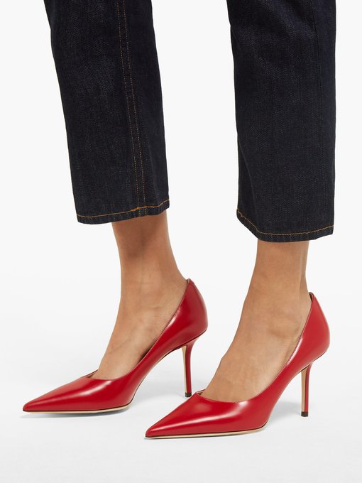 jimmy choo red high heels