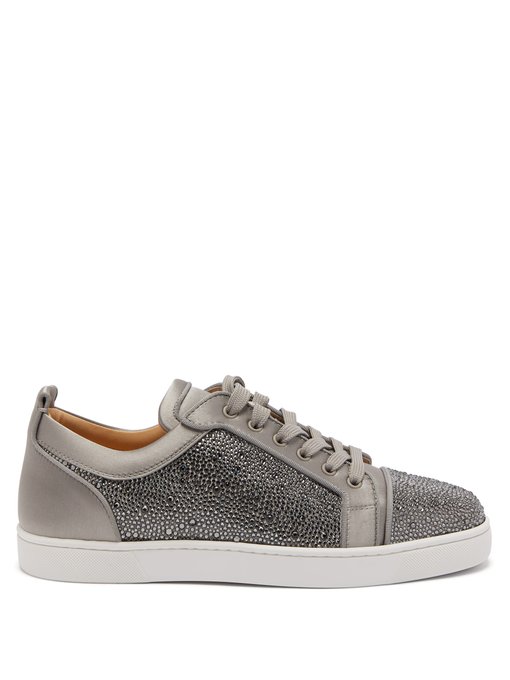 Louis Junior Strass suede trainers 